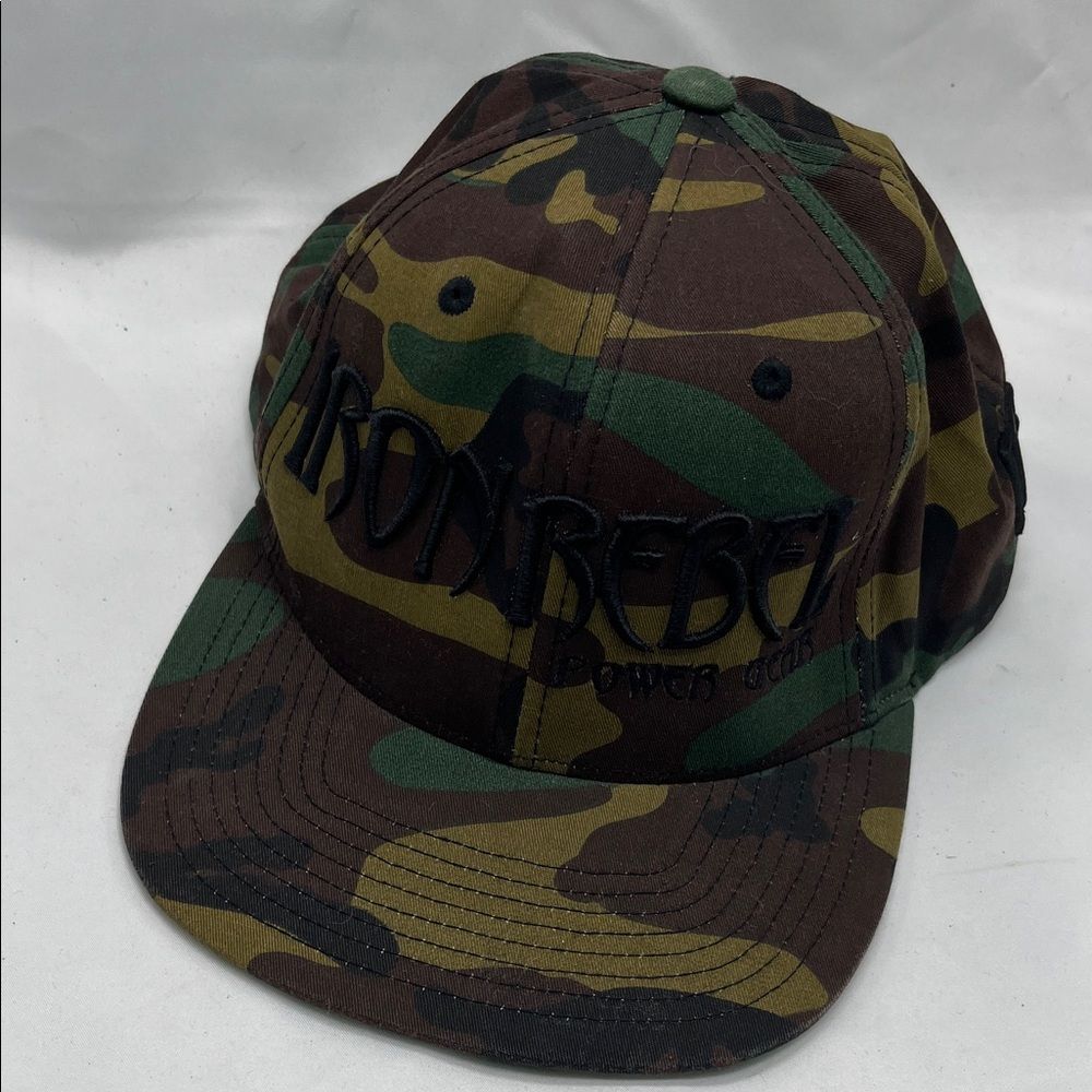 The Classics Iron Rebel Power Gear Camo Snapback Cap Hat